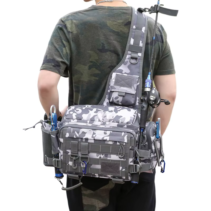 Mochila pesca profesional Plus XL para cañas y señuelos agua salada/dulce - imagen 3