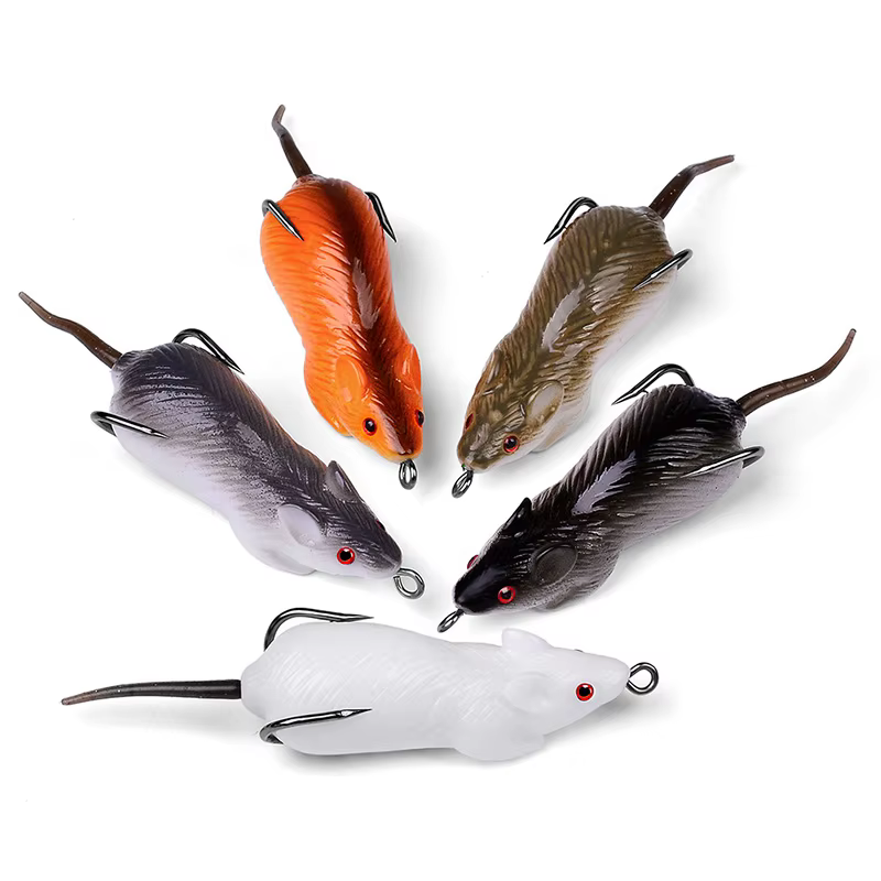 Swimbait ratón 6cm – Cebo artificial 11,5g para lucio con doble gancho - imagen 2