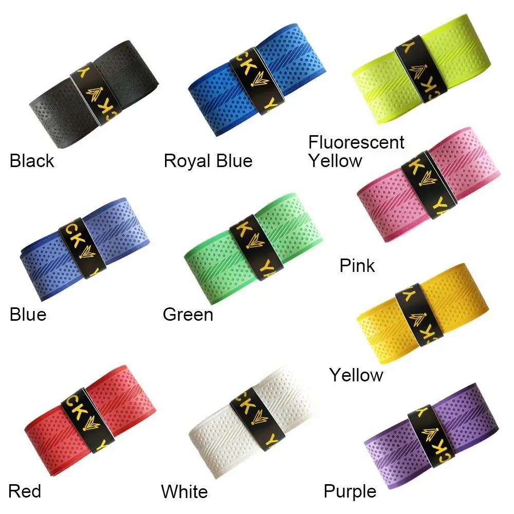 Overgrips multicolor para raqueta de bádminton