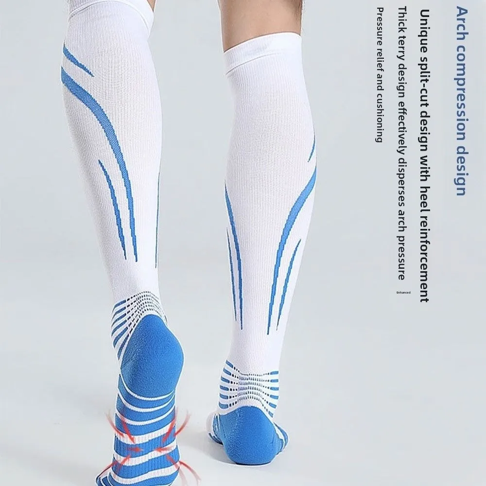 Calcetines deportivos de compresión transpirables hasta la rodilla - imagen 2