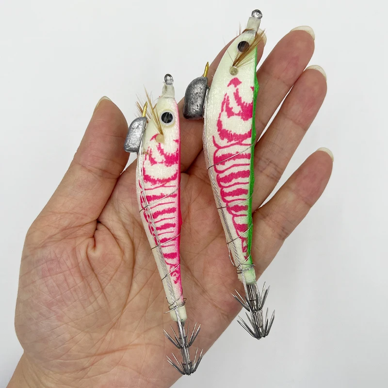 ShareShark señuelo de camarón hundimiento con alambre de acero luminoso - imagen 5