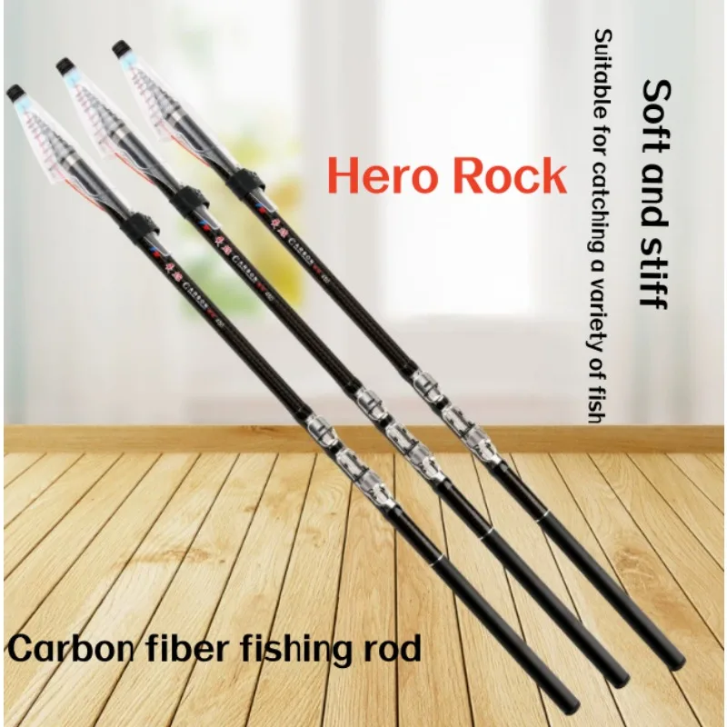 Caña de carbono portátil para spinning y casting – agua dulce y salada - imagen 5