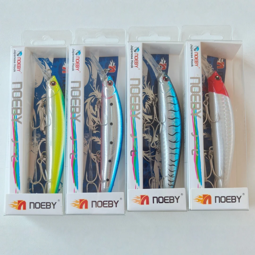 Noeby Wobbler minnow hundible – señuelo para lucio y lubina - imagen 3