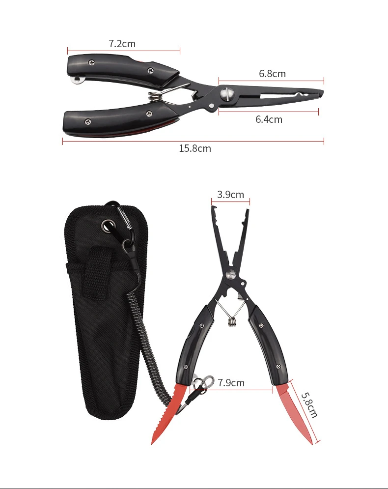 Cuerda de retención adherida al alicate