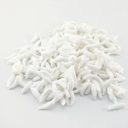 Señuelos de silicona luminosos tipo larva con aroma