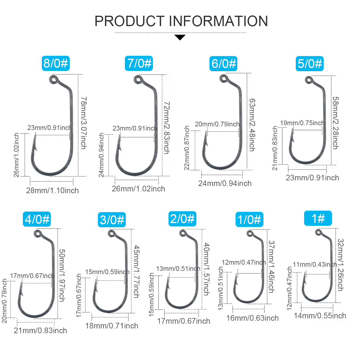 Jig Head Helicoidal Acero Carbono – Anzuelos con Ojo Anillado