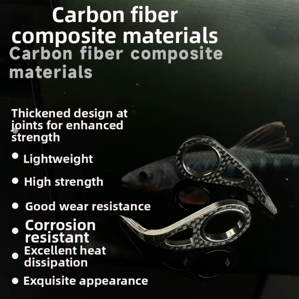 Guía de caña fibra de carbono ligera, resistente a la corrosión TZ - imagen 2