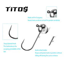 Señuelos Jig Head y plomos para lubina y trucha marina