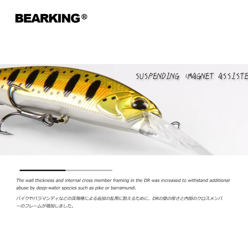 Bearking Minnow 2019 - Señuelo con imán para lances largos - imagen 2