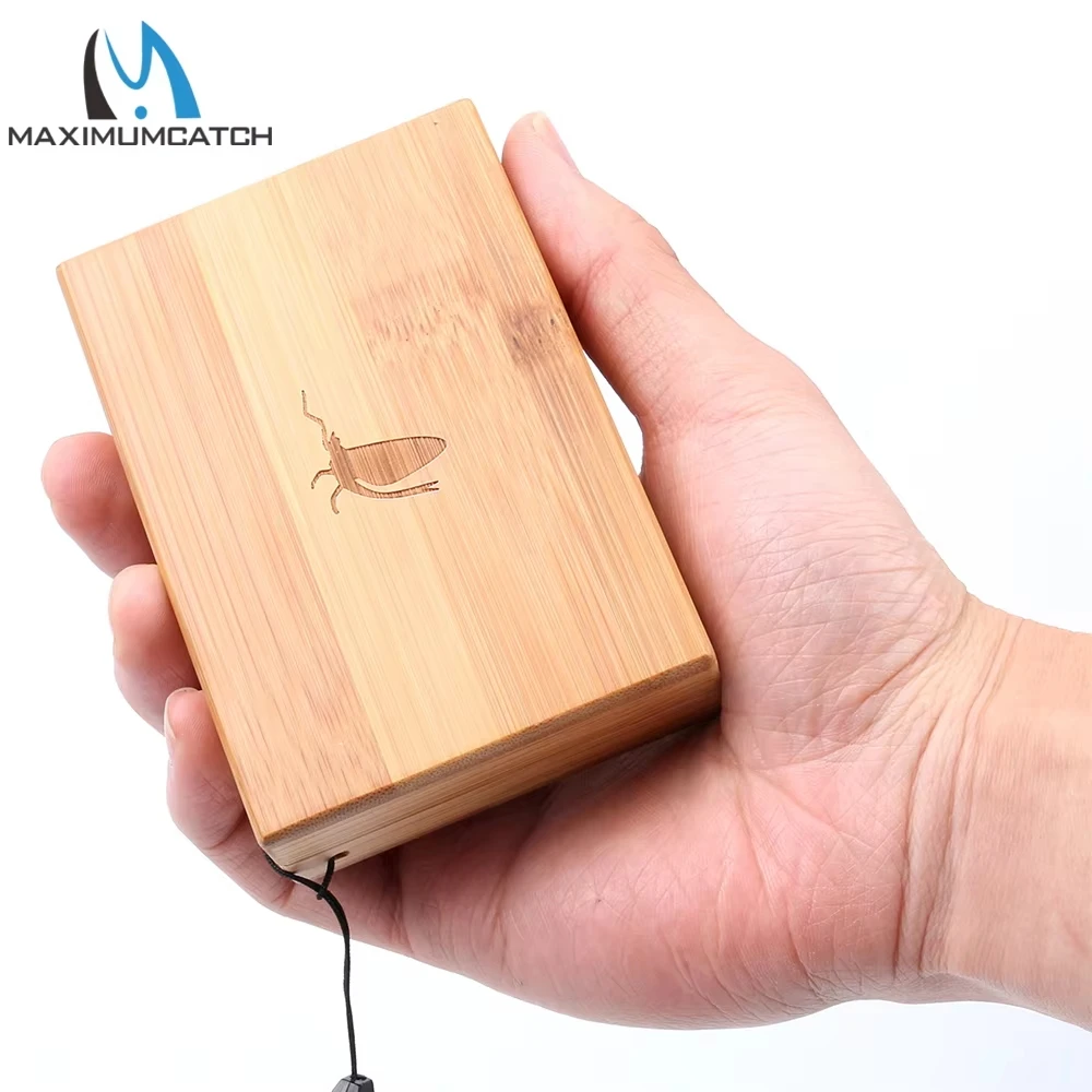 Maxcatch Caja de Moscas de Bambú doble cara magnética para pesca - imagen 3