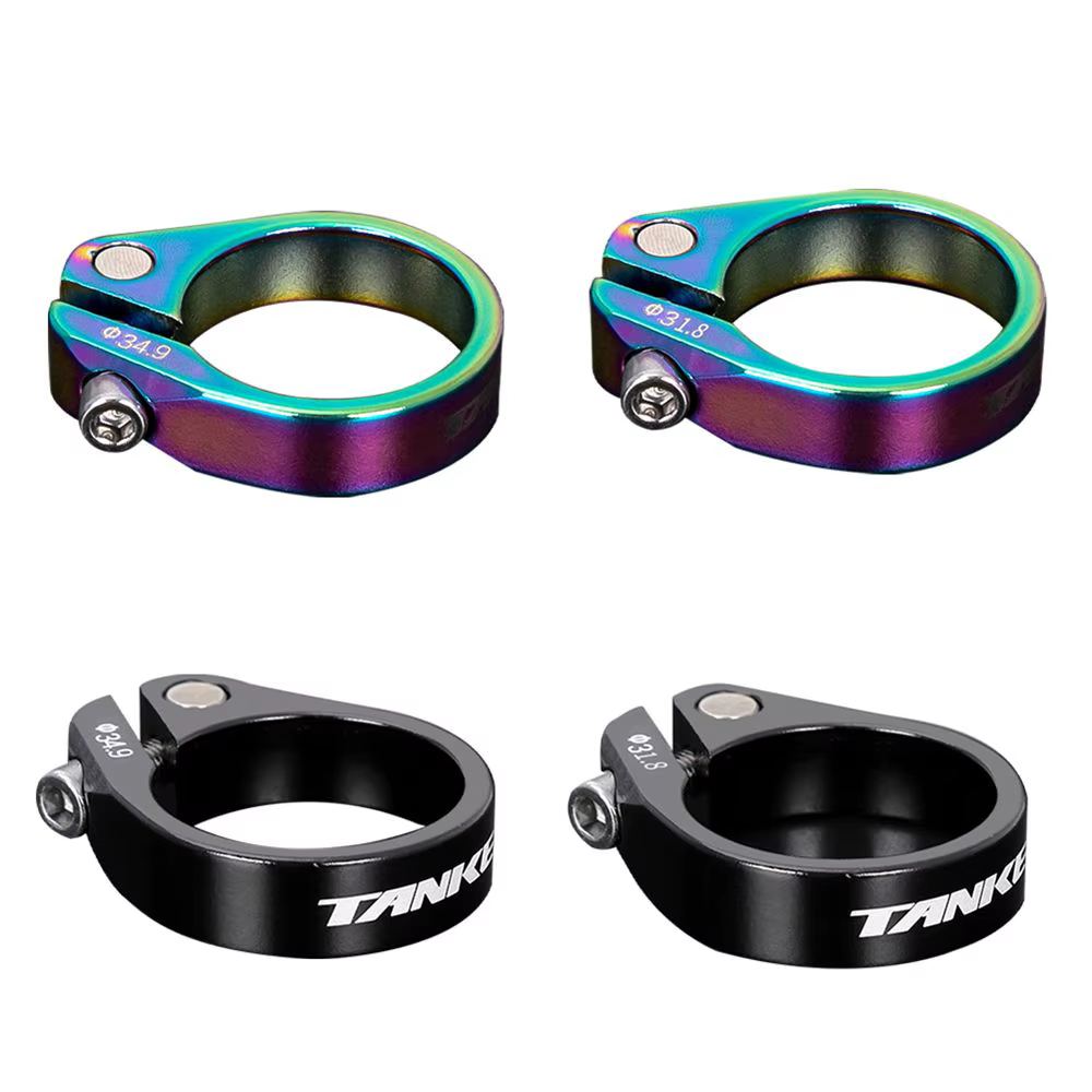 Abrazadera Tija de Sillín Bicicleta Ajustable – Aluminio 28.6 a 34.9mm - imagen 4