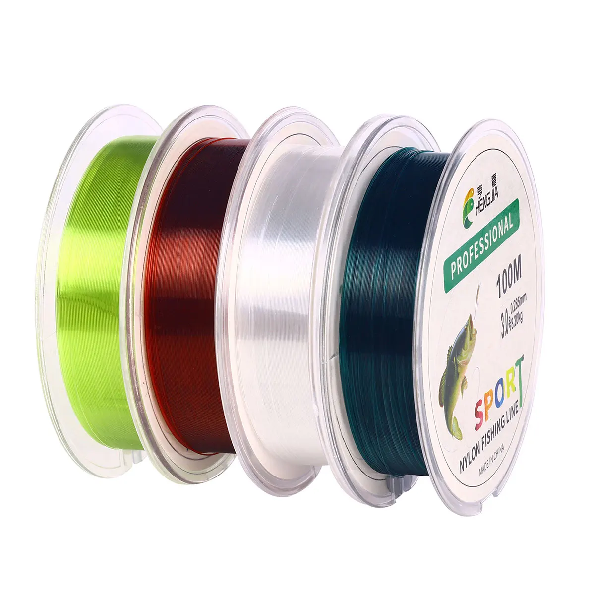 Línea de pesca nailon monofilamento resistente para salada y dulce