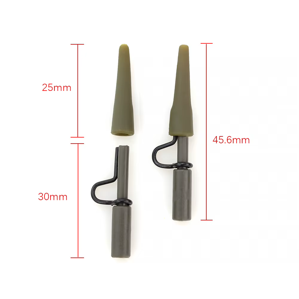 Pinzas de plomo resistentes conectores giratorios para pesca carpa - imagen 2