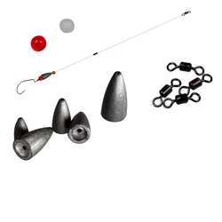 THKFISH Kit Texas Rig con plomos para vinilo