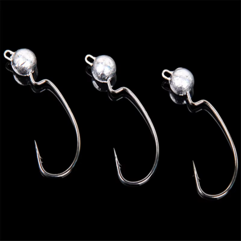 Anzuelos de plomo descubierto – Señuelos blandos para pesca - imagen 4