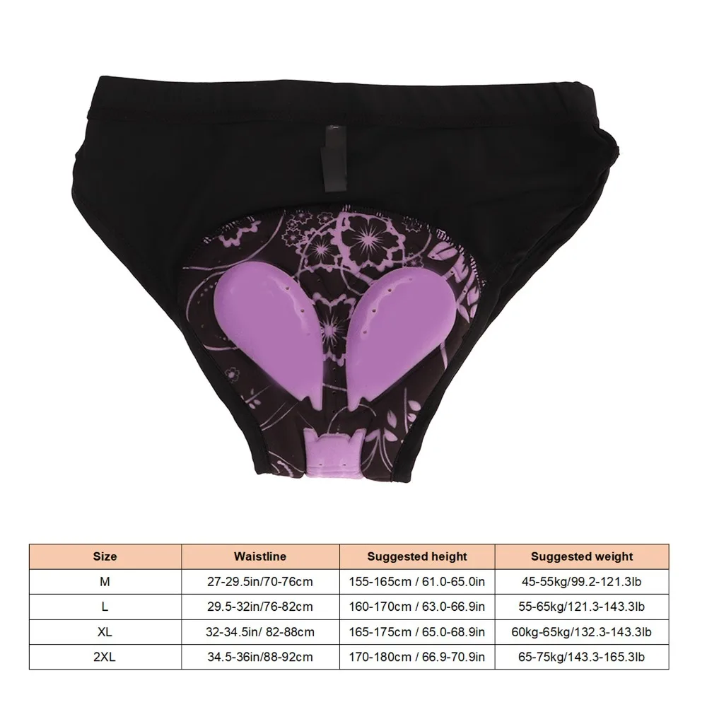 Pantalones cortos de ciclismo acolchados para mujer – secado rápido - imagen 4