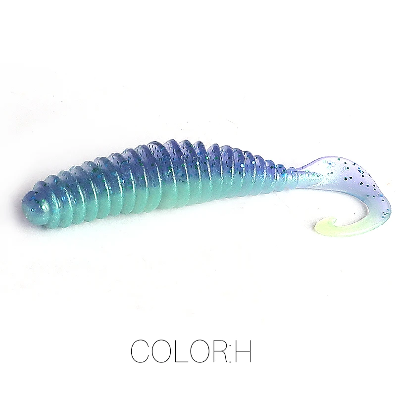 Cebo blando Tanan-tail de vinilo para lubina y carpa - imagen 4
