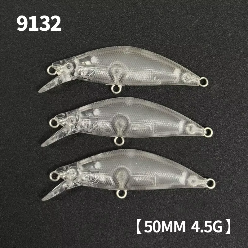 Señuelos Minnow sin pintar hundibles – Base para lubina y trucha - imagen 3