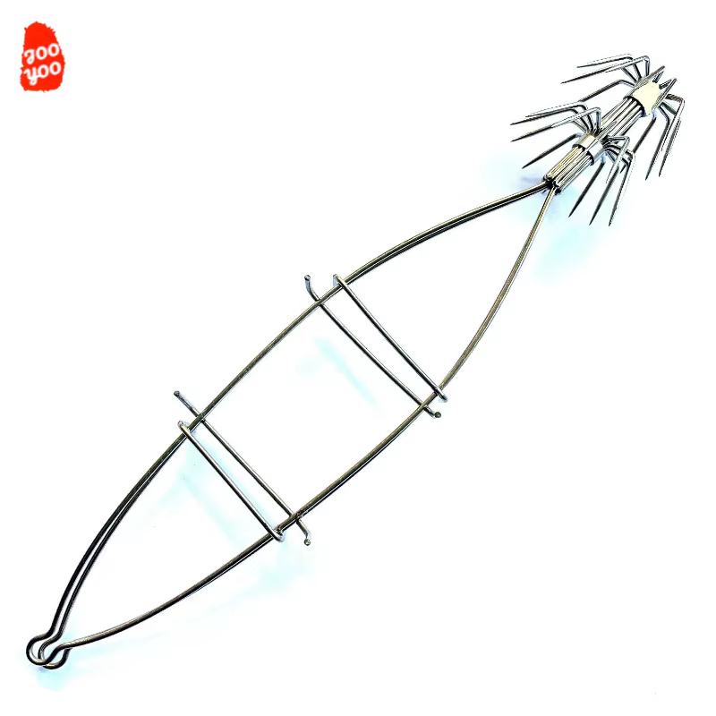 Anzuelo Octopus acero inoxidable para pulpo y calamar - imagen 2