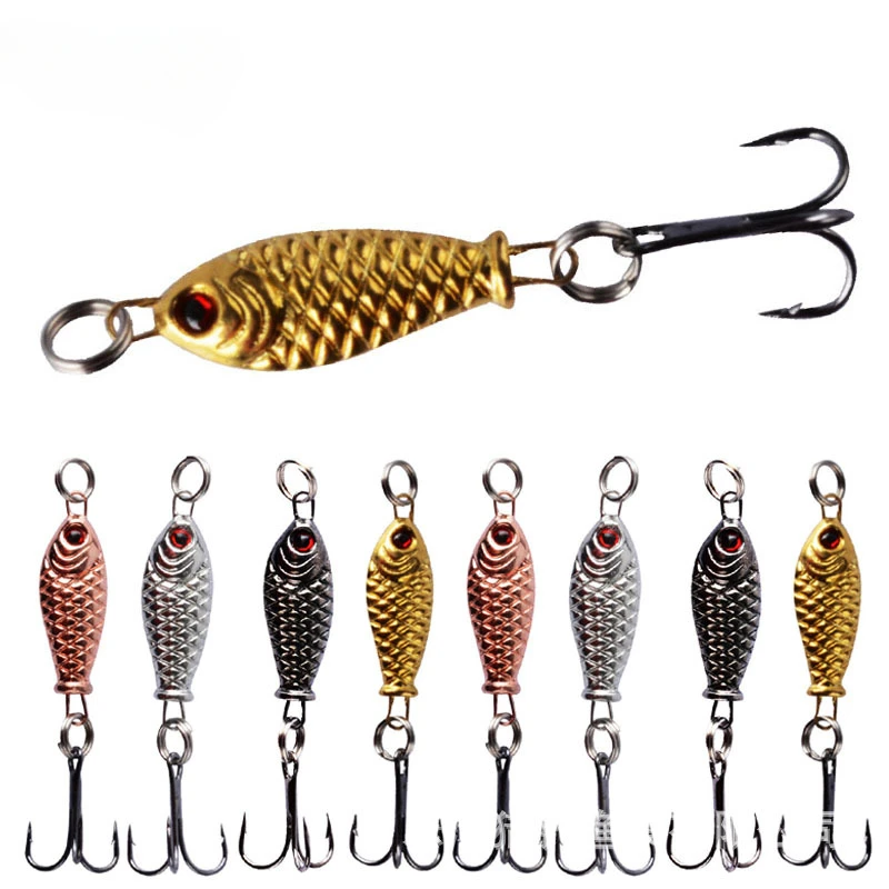 Cebo duro de plomo con diseño de escamas para pesca - imagen 5