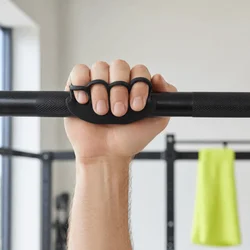 Agarraderas de silicona antideslizantes para entrenamiento con pesas