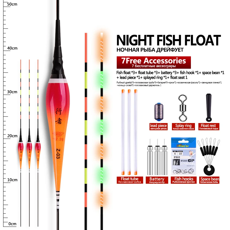 CR425 Flotadores electricos - Boya luminosa Nano para pesca deportiva - imagen 5