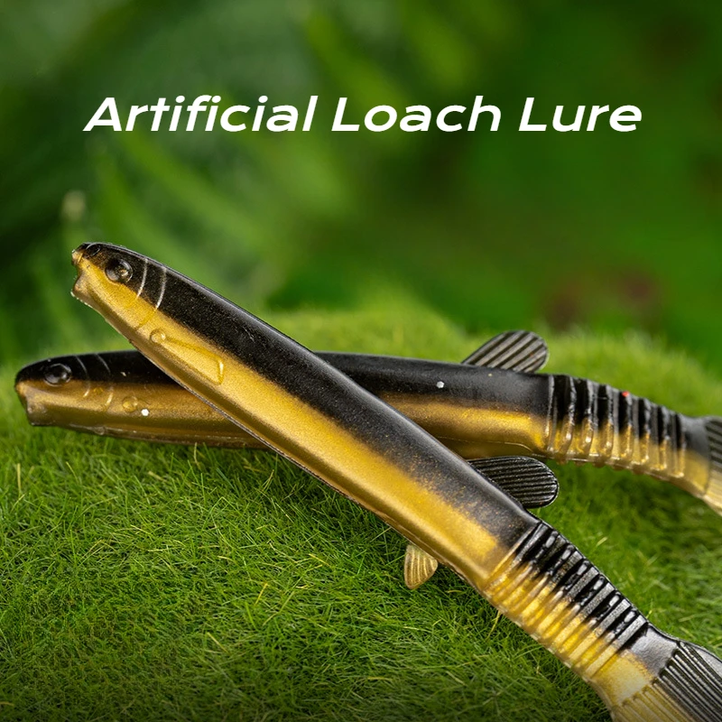 Cebo biónico tipo loach y acabados
