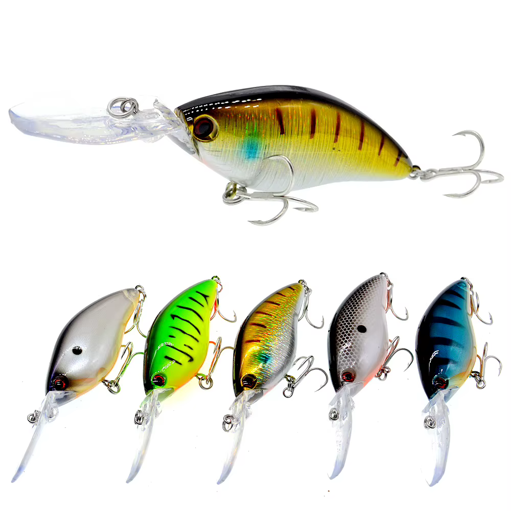 Crankbait realista de profundidad – Acción rápida