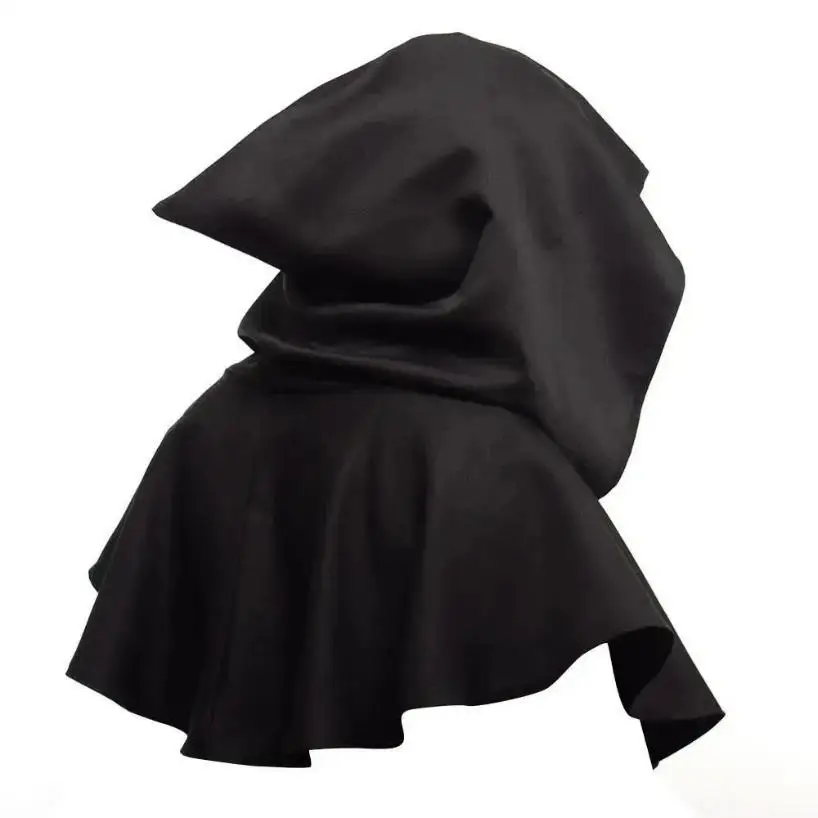 Disfraz bruja medieval unisex con capa y gorro para Halloween - imagen 2