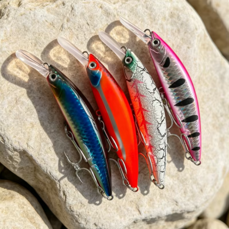 Señuelo minnow hundido MUKUN 110S para pesca marina