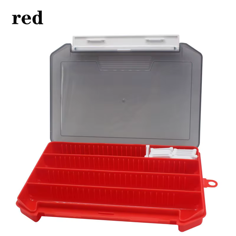 Caja de señuelos 4 compartimentos - 6 colores para pesca - imagen 2