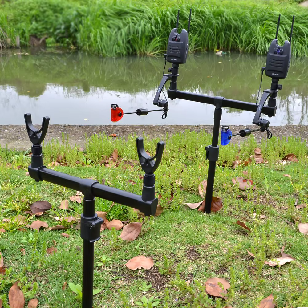 Hirisi Bolsa aparejos pesca carpas con Buzz Bar y bastón de banco - imagen 5