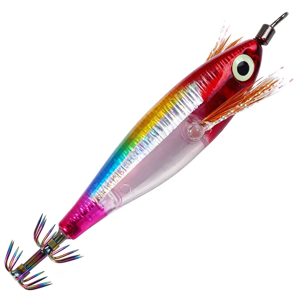 Señuelo jigging horizontal luminoso para calamar y sepias en mar - imagen 2