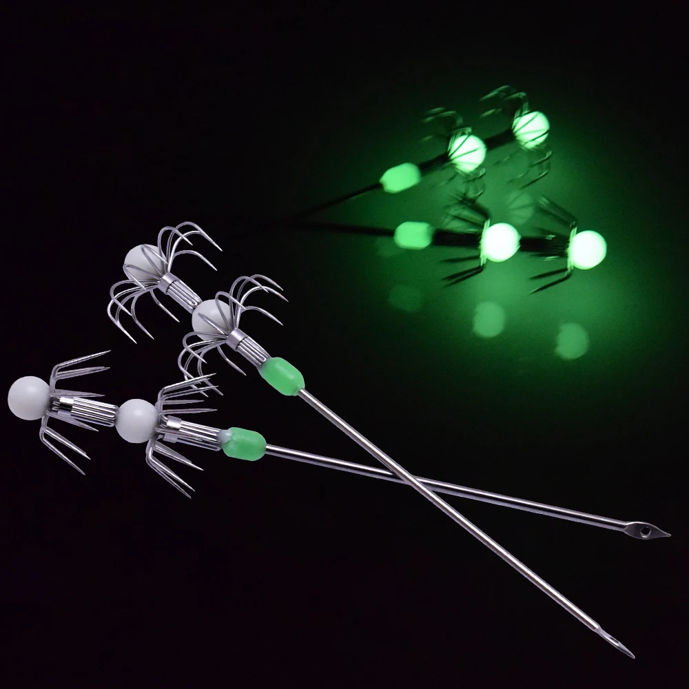 Ganchos de acero inoxidable para montaje de pesca