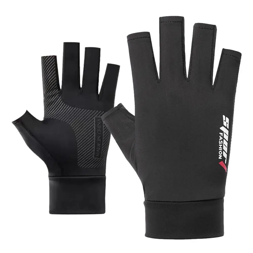 Guantes cinco dedos Anti-UV transpirables para conducción al aire libre