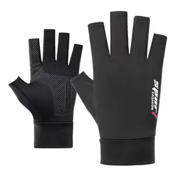 Guantes cinco dedos Anti-UV transpirables para conducción al aire libre