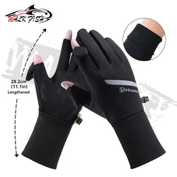 Walk Fish Guantes de pesca con dedos abiertos y táctiles