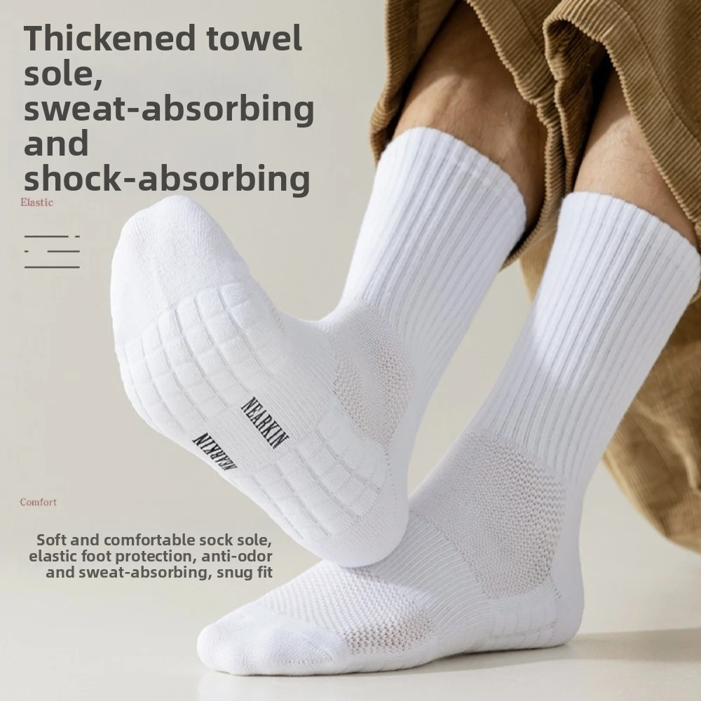 Calcetines deportivos antideslizantes de algodón suave tobilleros - imagen 4