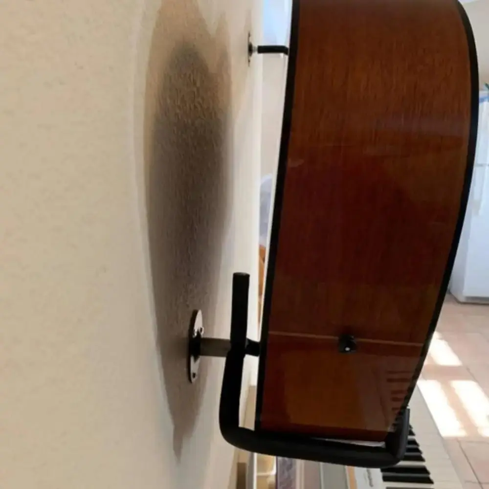 Soporte horizontal de guitarra para pared duradero de metal - imagen 2