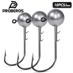 Proberos Jig Head doble con retén para vinilo, agua salada