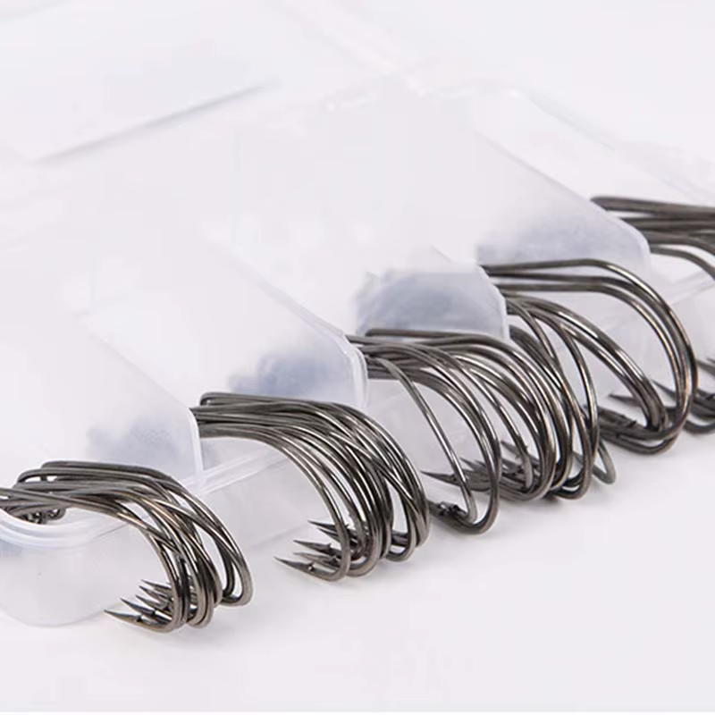 Anzuelos Jig Offset Boca Ancha con Púas – Acero Inoxidable para Vinilo de Mar - imagen 5