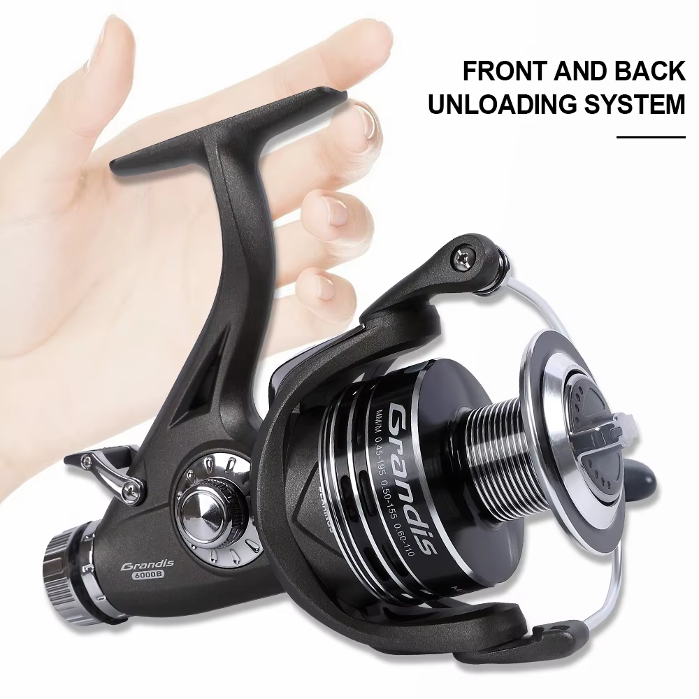 Mifine Grandis Carrete Giratorio – Arrastre para Pesca de Carpas - imagen 3