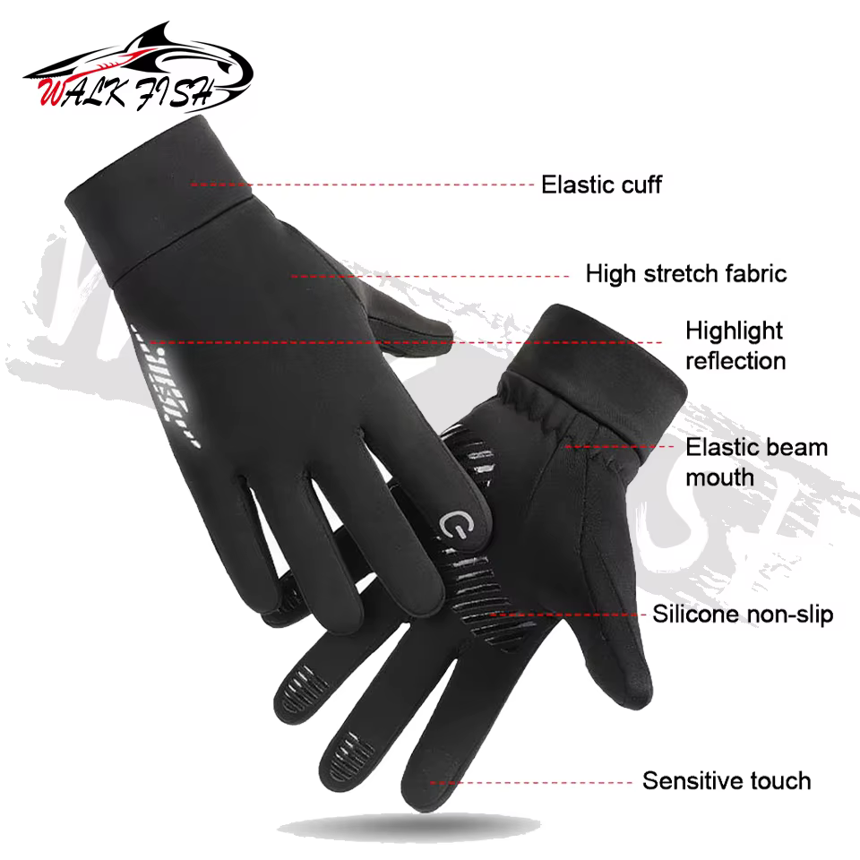 Guantes WALK FISH térmicos antihumedad para pesca de invierno - imagen 2