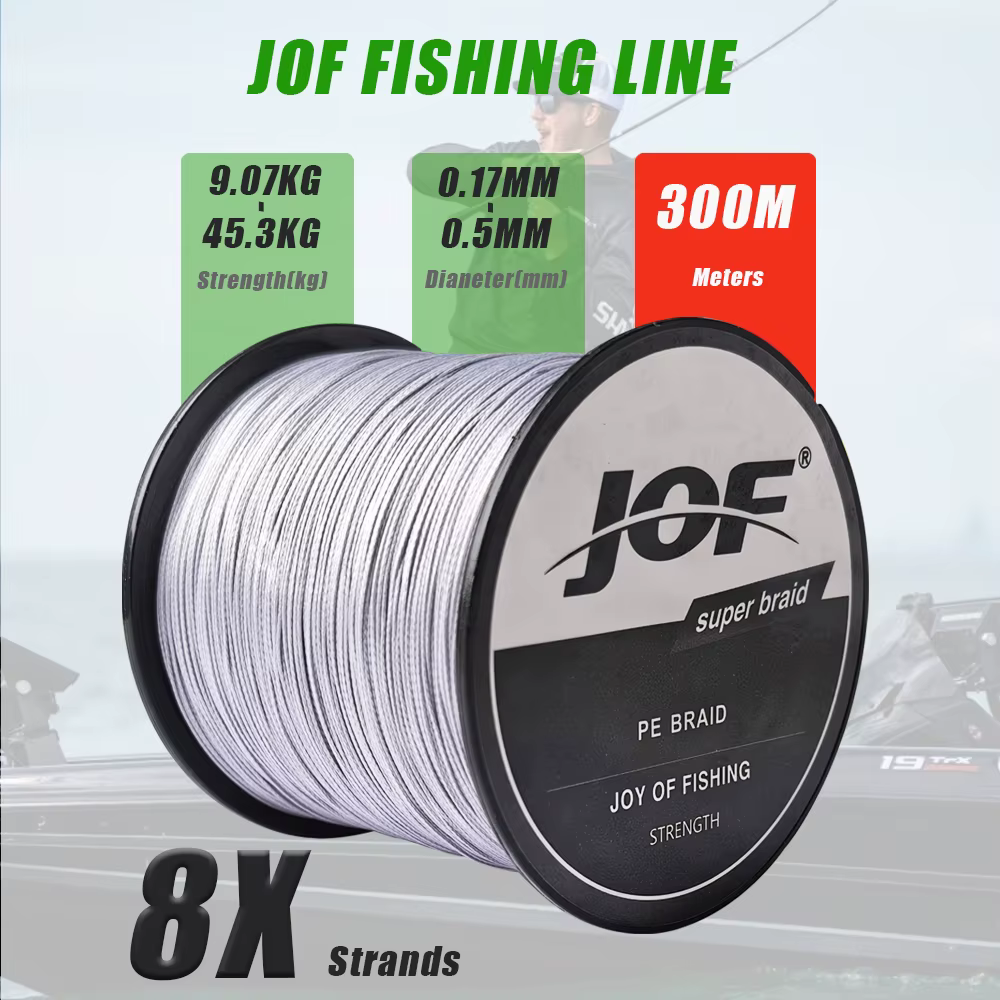 Línea trenzada PE JOF multifilamento para carpa – alambre resistente - imagen 2