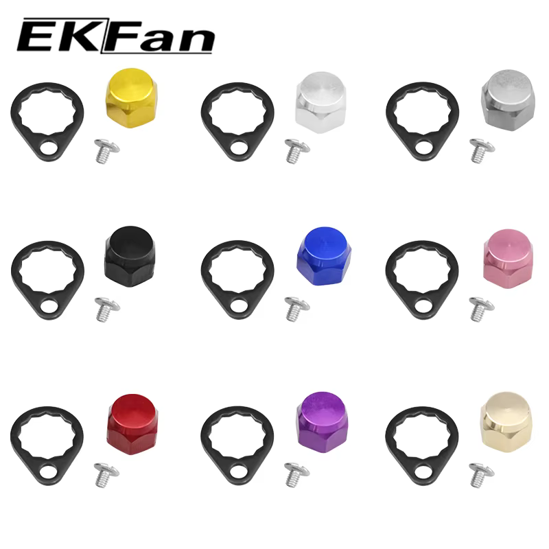 Tuerca EKfan M8 para carrete baitcasting – Kit con arandelas y tornillos - imagen 3