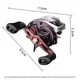 Carrete Baitcasting DEUKIO Purple DC con arrastre control digital