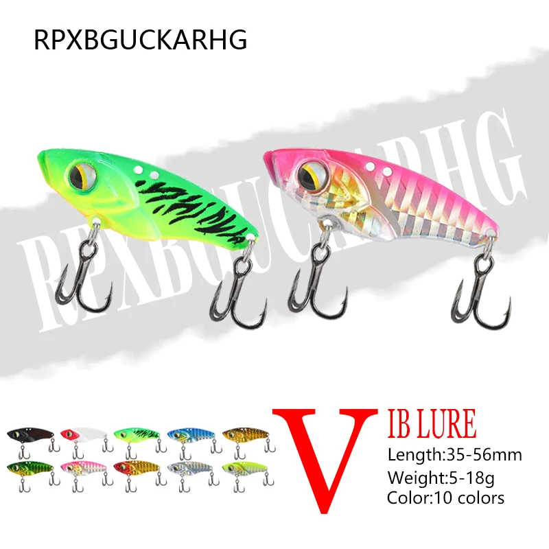 Señuelo VIB para lubina y trucha de metal con vibración potente - imagen 2