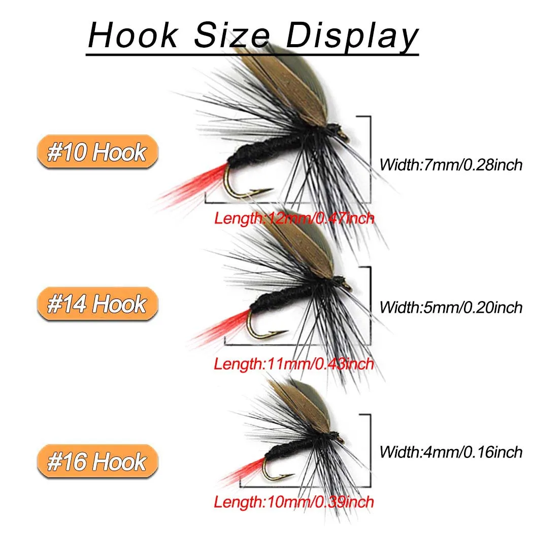 Detalle del cebo para pesca con mosca seca