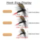 Coachman Moscas secas para trucha – aparejo de pesca - imagen 3