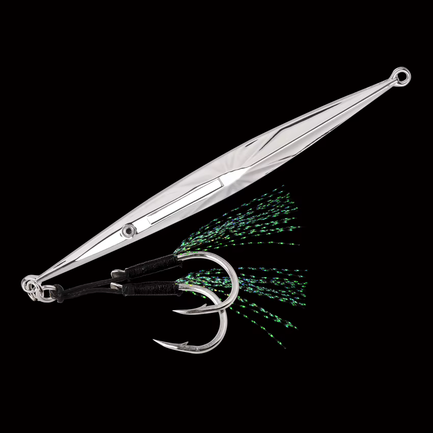 Cuchara galvanizada larga para pesca agua salada jigging lubina - imagen 3